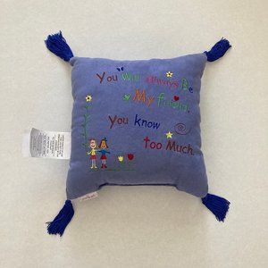 NWT My Friend Violet Tassel Pillow